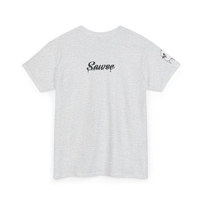 Human Being Shipping Label 100% Cotton Tee x BLK