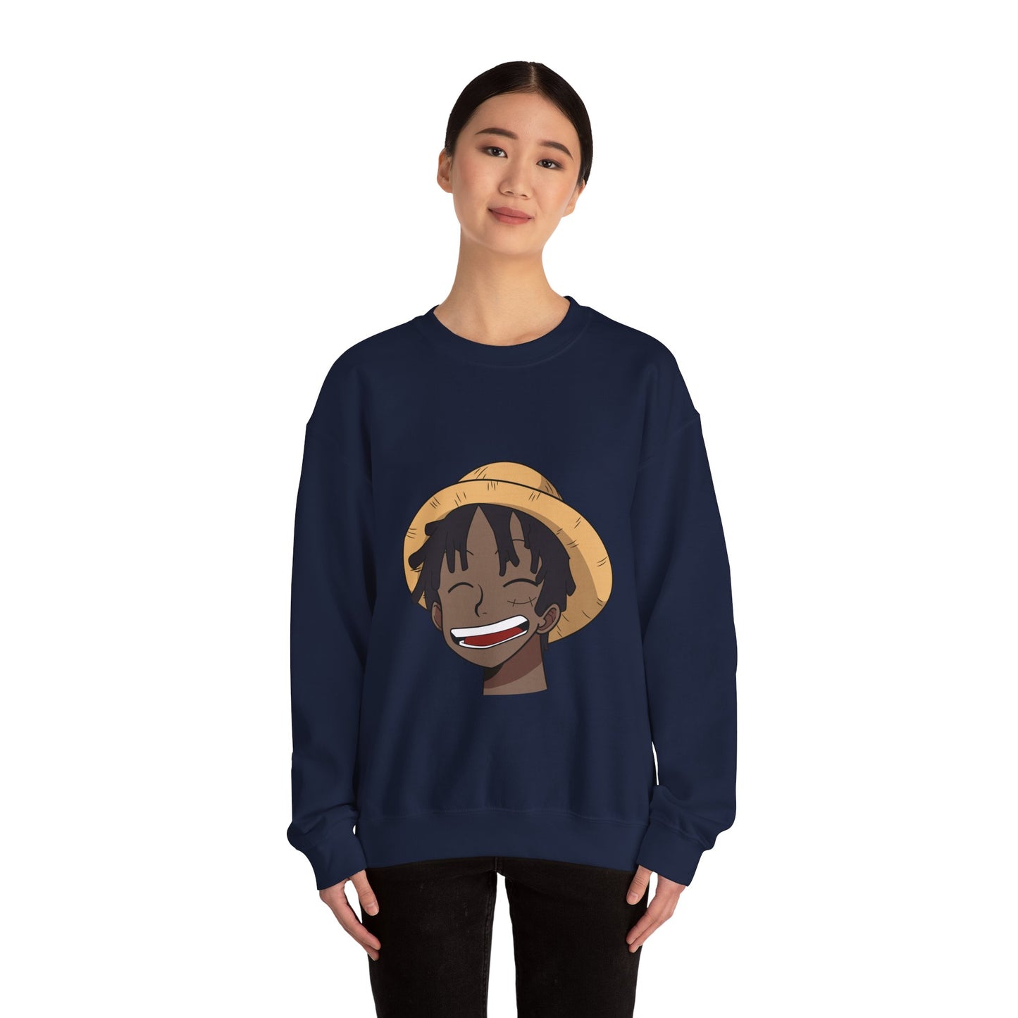 Black Luffy Crewneck Sweatshirt Heavy Blend™