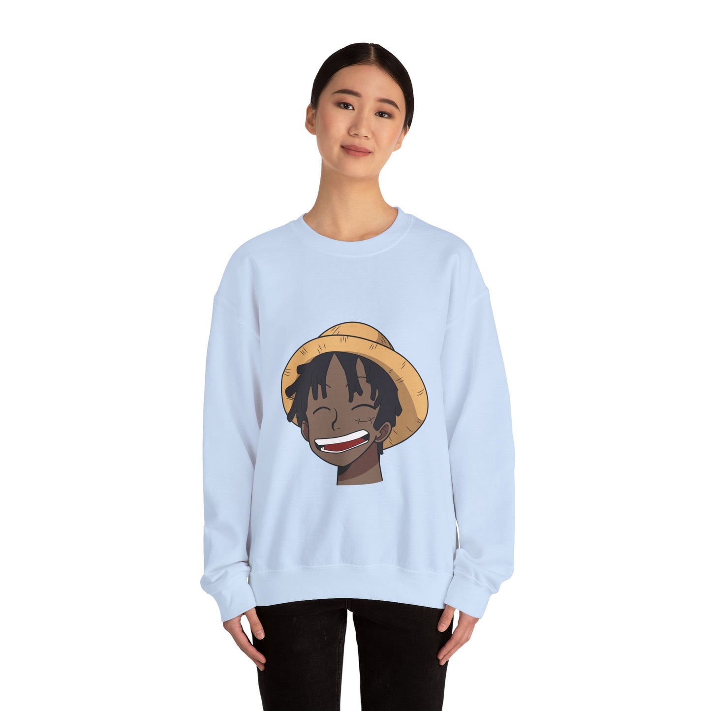Black Luffy Crewneck Sweatshirt Heavy Blend™