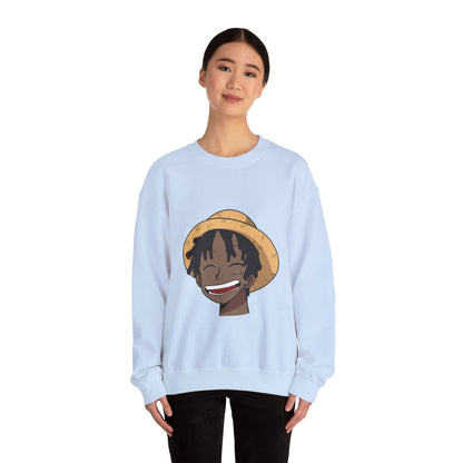 Black Luffy Crewneck Sweatshirt Heavy Blend™