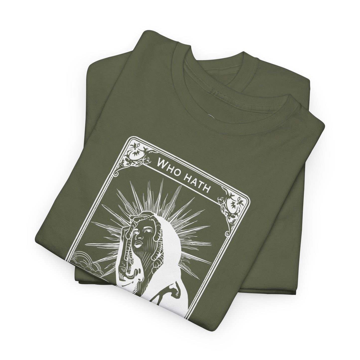 The Audacity Tarot Card 100% Cotton Tee x WHT