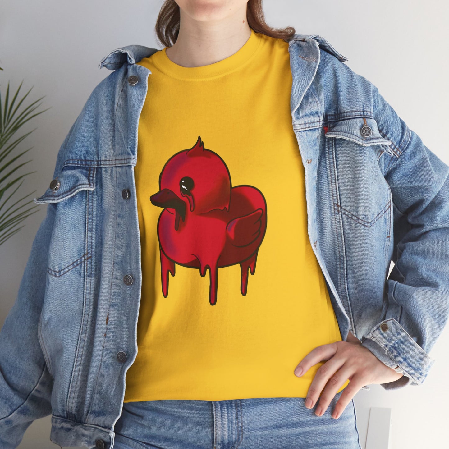 Red Suede Duck Sawse Tee Heavy Cotton