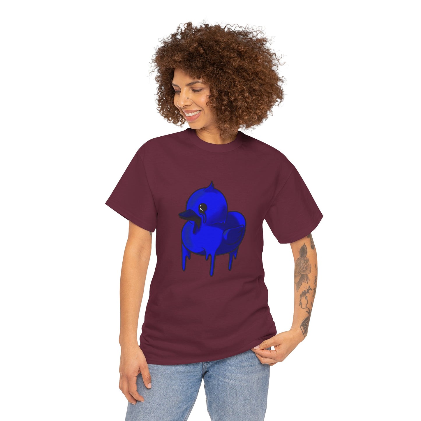 Blue Suede Duck Sawse Tee Heavy Cotton