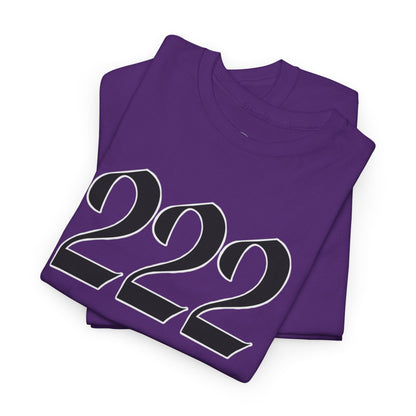 222 Alignment T-Shirt Angel Numbers x BLK