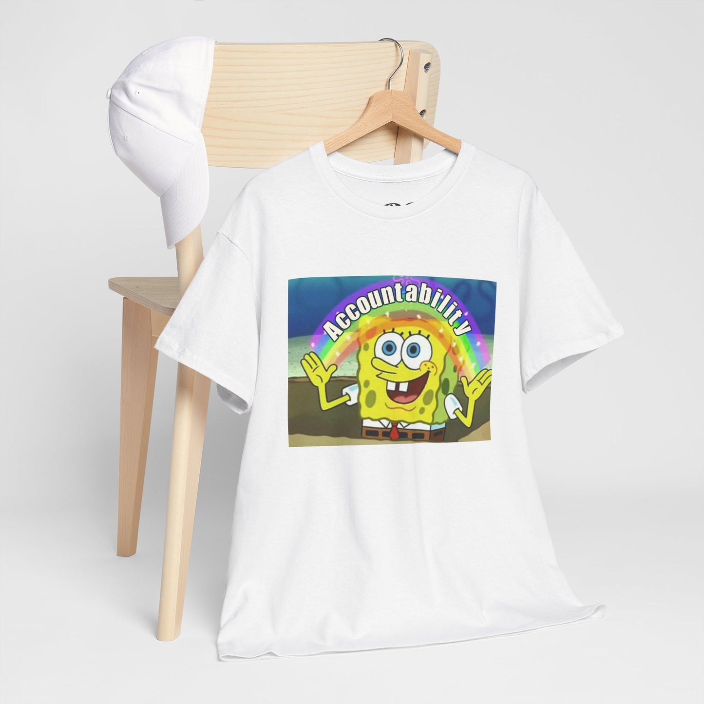 Sponge Bob Accountability Tee Heavy Cotton