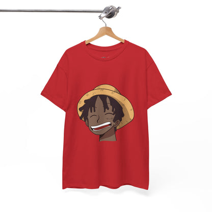 Black Luffy Card 100% Cotton Tee