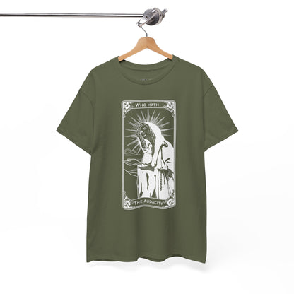 The Audacity Tarot Card 100% Cotton Tee x WHT