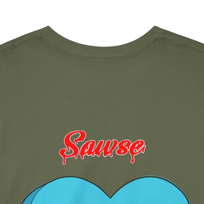 Conversation Heart Duck Sawse Logo Tee Heavy Cotton 06