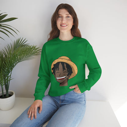 Black Luffy Crewneck Sweatshirt Heavy Blend™