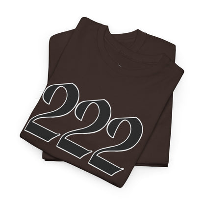 222 Alignment T-Shirt Angel Numbers x BLK