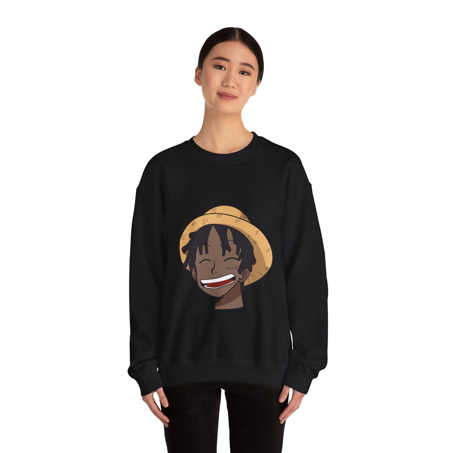 Black Luffy Crewneck Sweatshirt Heavy Blend™
