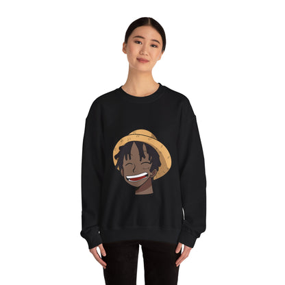 Black Luffy Crewneck Sweatshirt Heavy Blend™