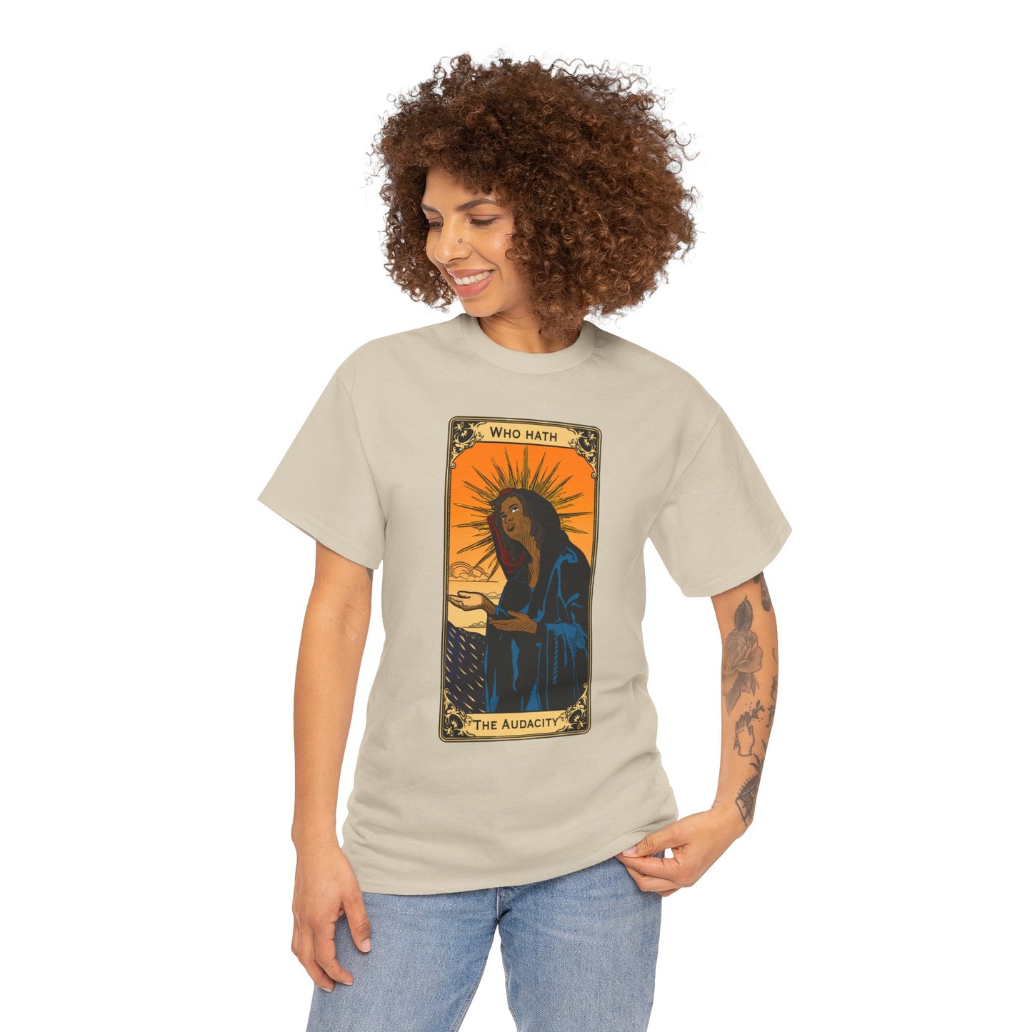 The Audacity Tarot Card 100% Cotton Tee