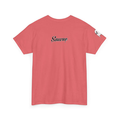 Human Being Shipping Label 100% Cotton Tee x BLK