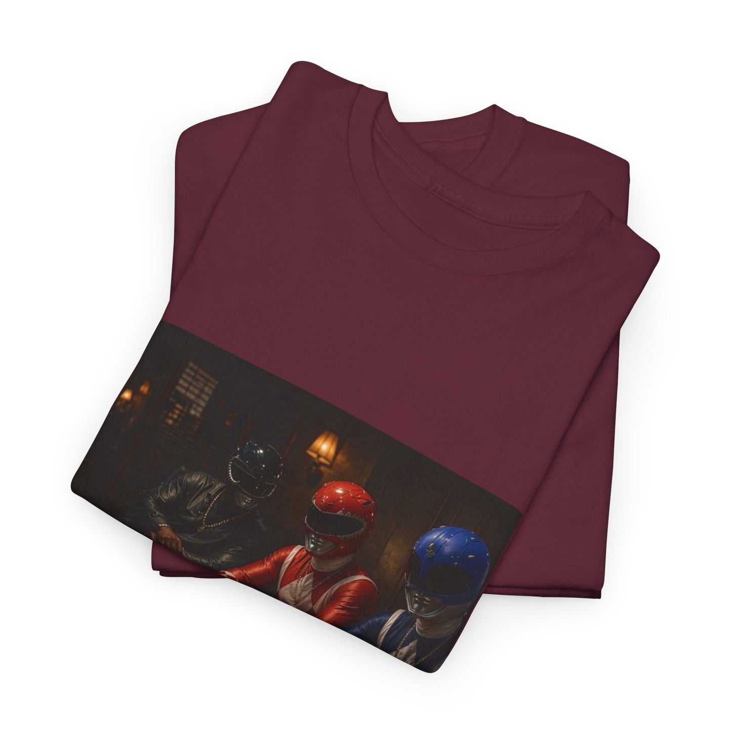 Power Rangers x “Paid in Full” T-Shirt — Retro Hip-Hop Mashup Tee