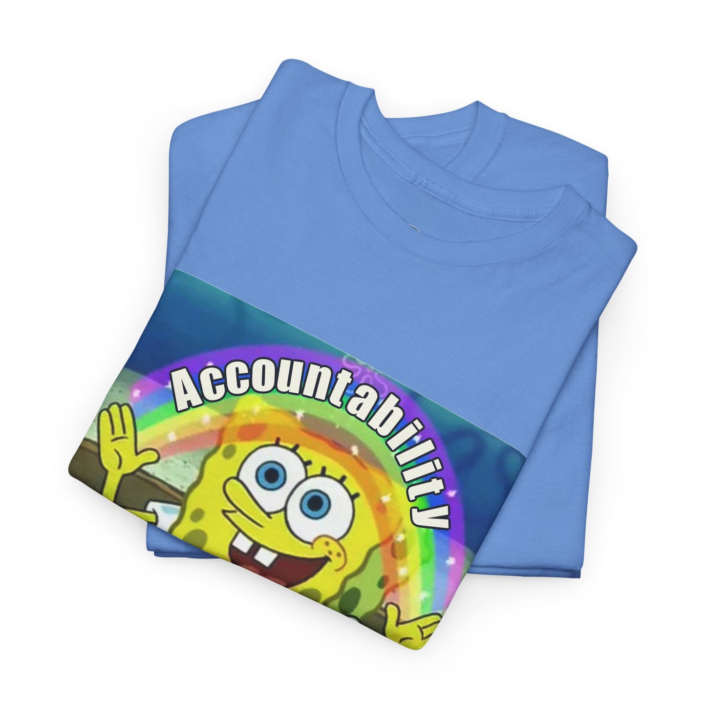 Sponge Bob Accountability Tee Heavy Cotton