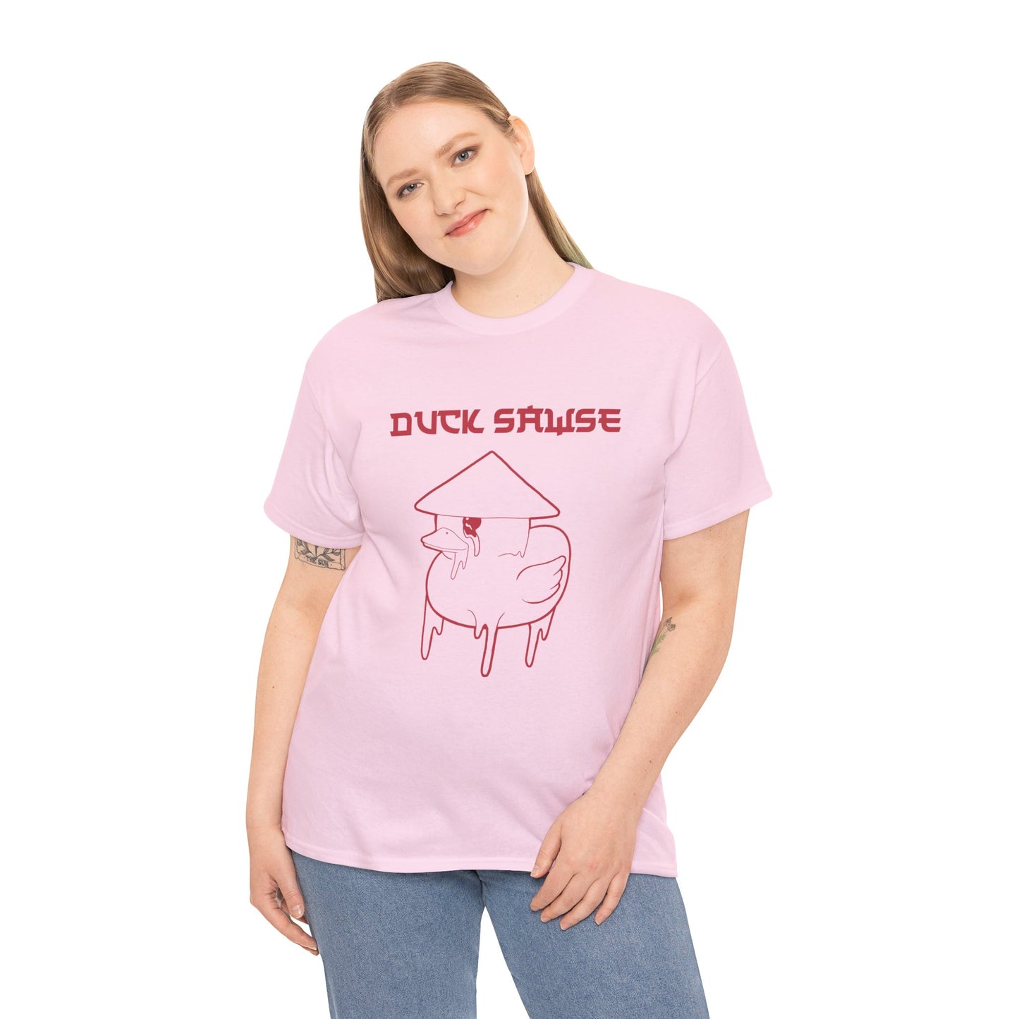 Duck Sawse Chinese Take-Out Logo 100% Cotton Tee