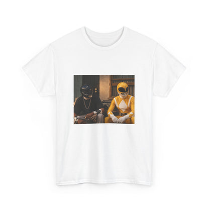 Friday x Black & Yellow Ranger T-Shirt — Retro Power Rangers Design