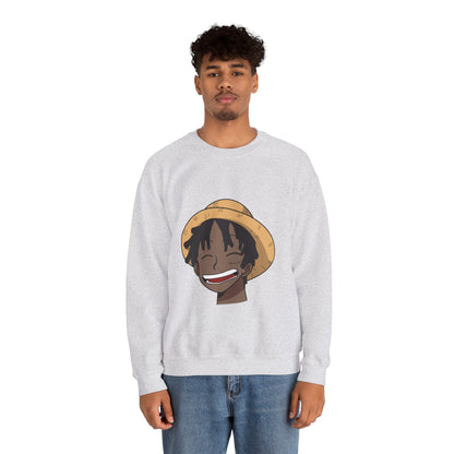 Black Luffy Crewneck Sweatshirt Heavy Blend™