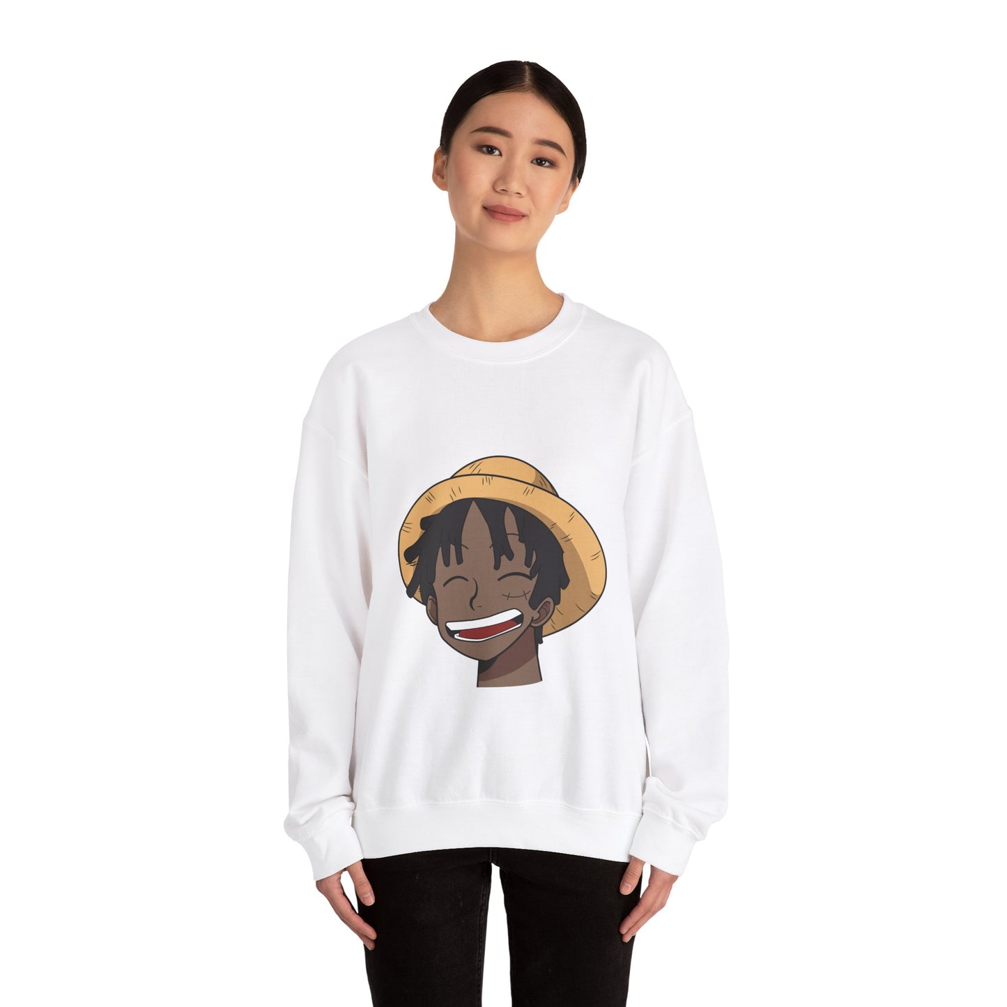 Black Luffy Crewneck Sweatshirt Heavy Blend™