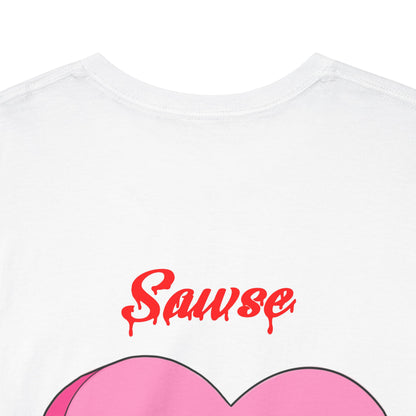 Conversation Heart Duck Sawse Logo Tee Heavy Cotton 05