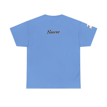 Human Being Shipping Label 100% Cotton Tee x BLK