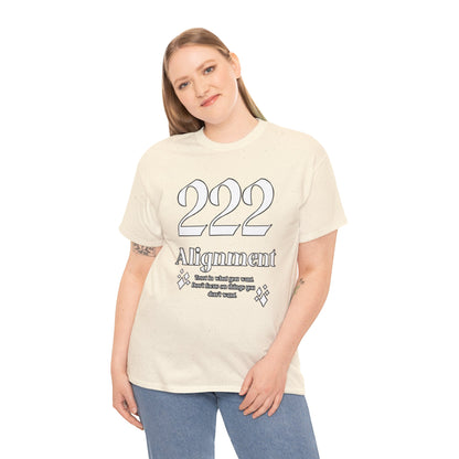 222 Alignment T-Shirt Angel Numbers x WHT