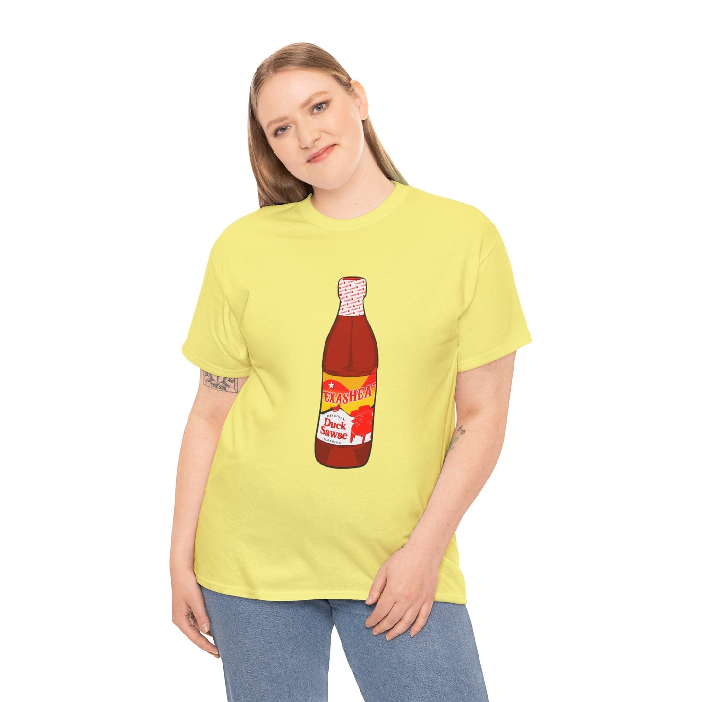 Texas Heat Hot Sauce 100% Cotton Duck Sawse Tee
