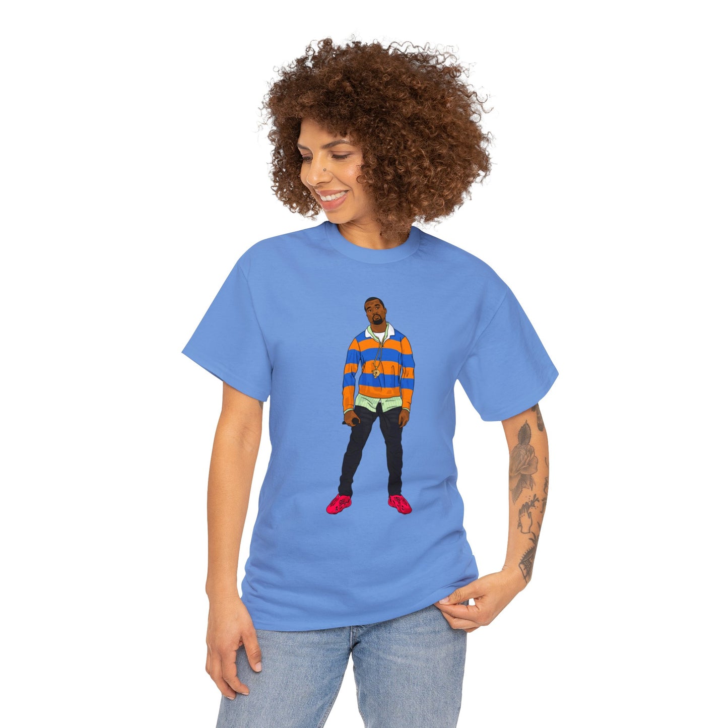 Ye College Dropout Unisex Heavy Cotton Foam Runner Vermilion Tee