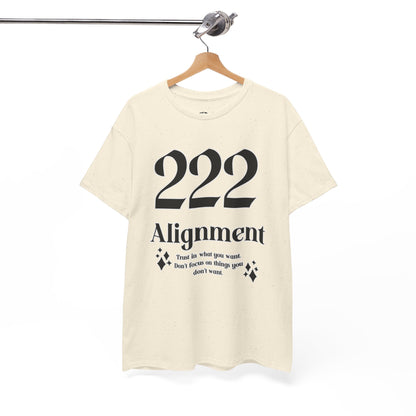 222 Alignment T-Shirt Angel Numbers x BLK