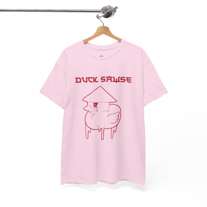 Duck Sawse Chinese Take-Out Logo 100% Cotton Tee
