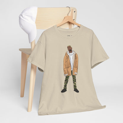 Blonde Ye 450 Cloud Black Tee Heavy Cotton