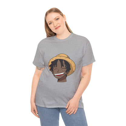 Black Luffy Card 100% Cotton Tee