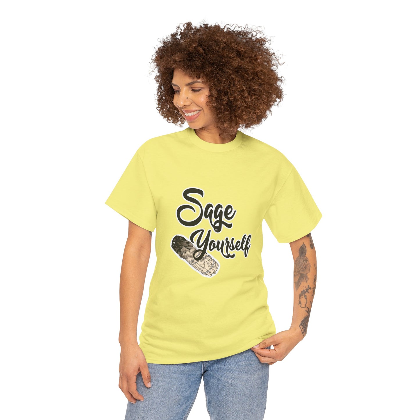 Sage Yourself Unisex 100% Cotton Tee