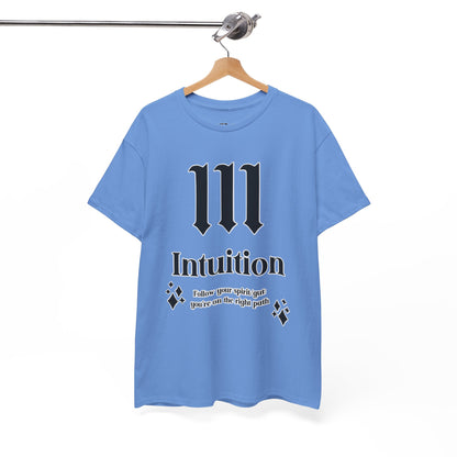 111 Intuition T-Shirt Angel Numbers x BLK