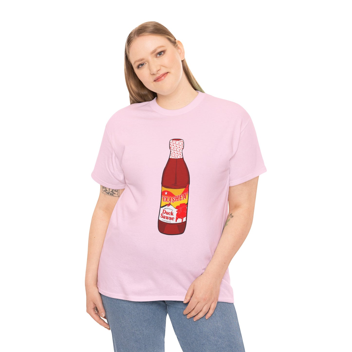 Texas Heat Hot Sauce 100% Cotton Duck Sawse Tee