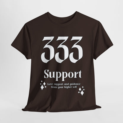 333 Support T-Shirt Angel Numbers x WHT