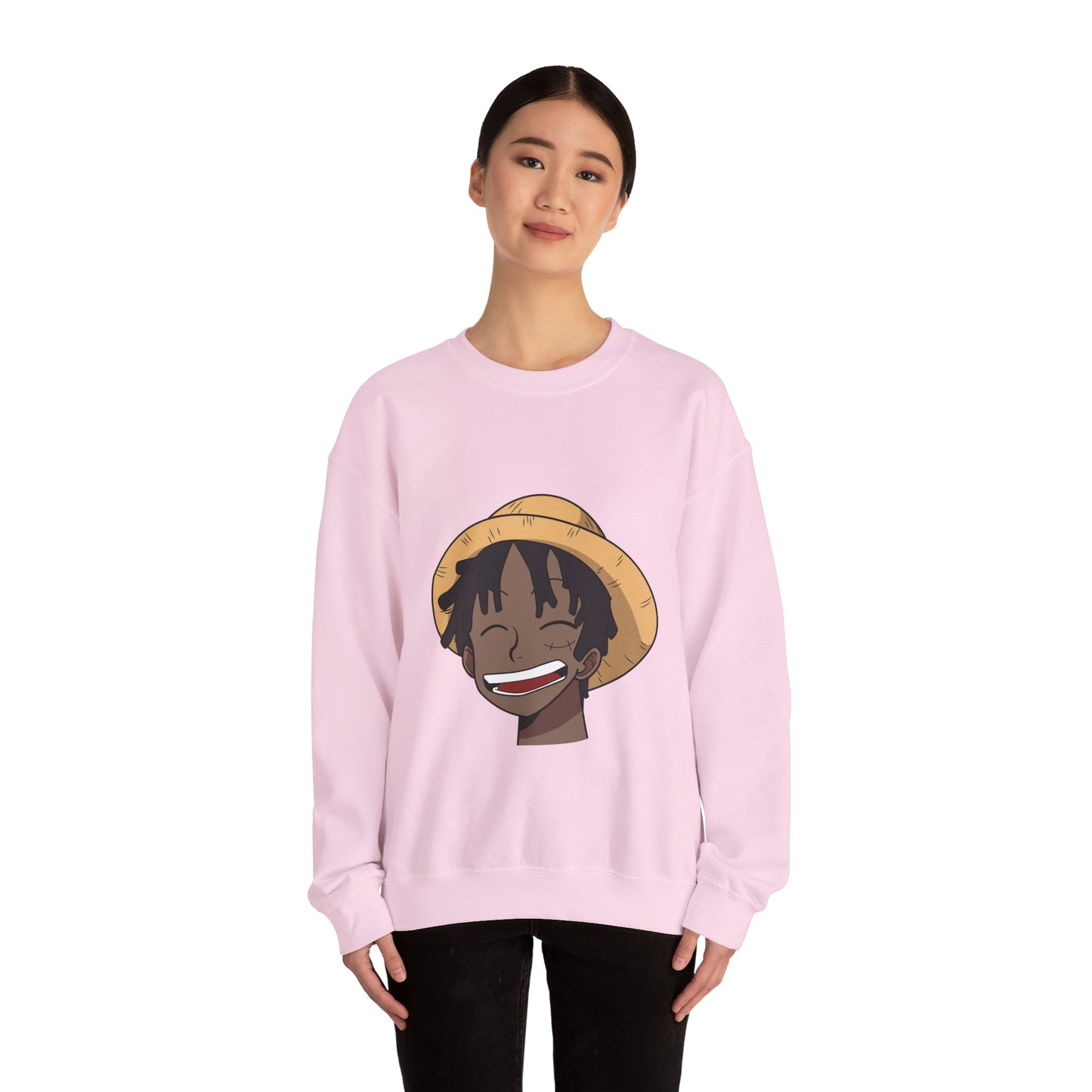 Black Luffy Crewneck Sweatshirt Heavy Blend™