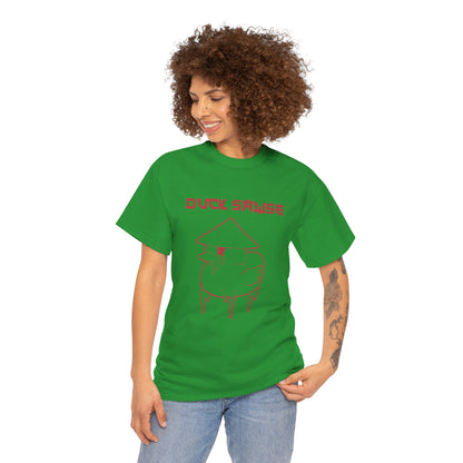 Duck Sawse Chinese Take-Out Logo 100% Cotton Tee