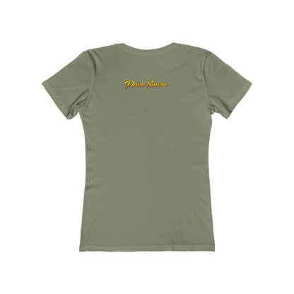 MELANIN  Womens Boyfriend T-Shirt