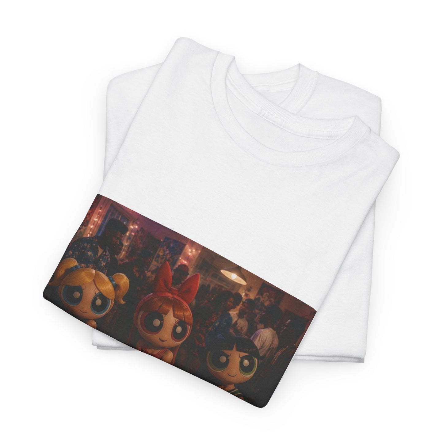 Powerpuff Girls x 'House Party' T-Shirt — Retro Cartoon Graphic Tee