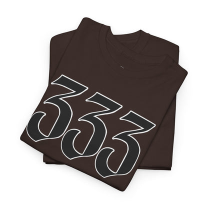 333 Support T-Shirt Angel Numbers x BLK