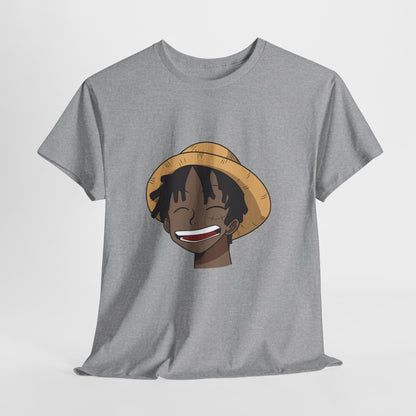 Black Luffy Card 100% Cotton Tee