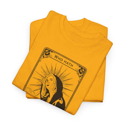 The Audacity Tarot Card 100% Cotton Tee x BLK