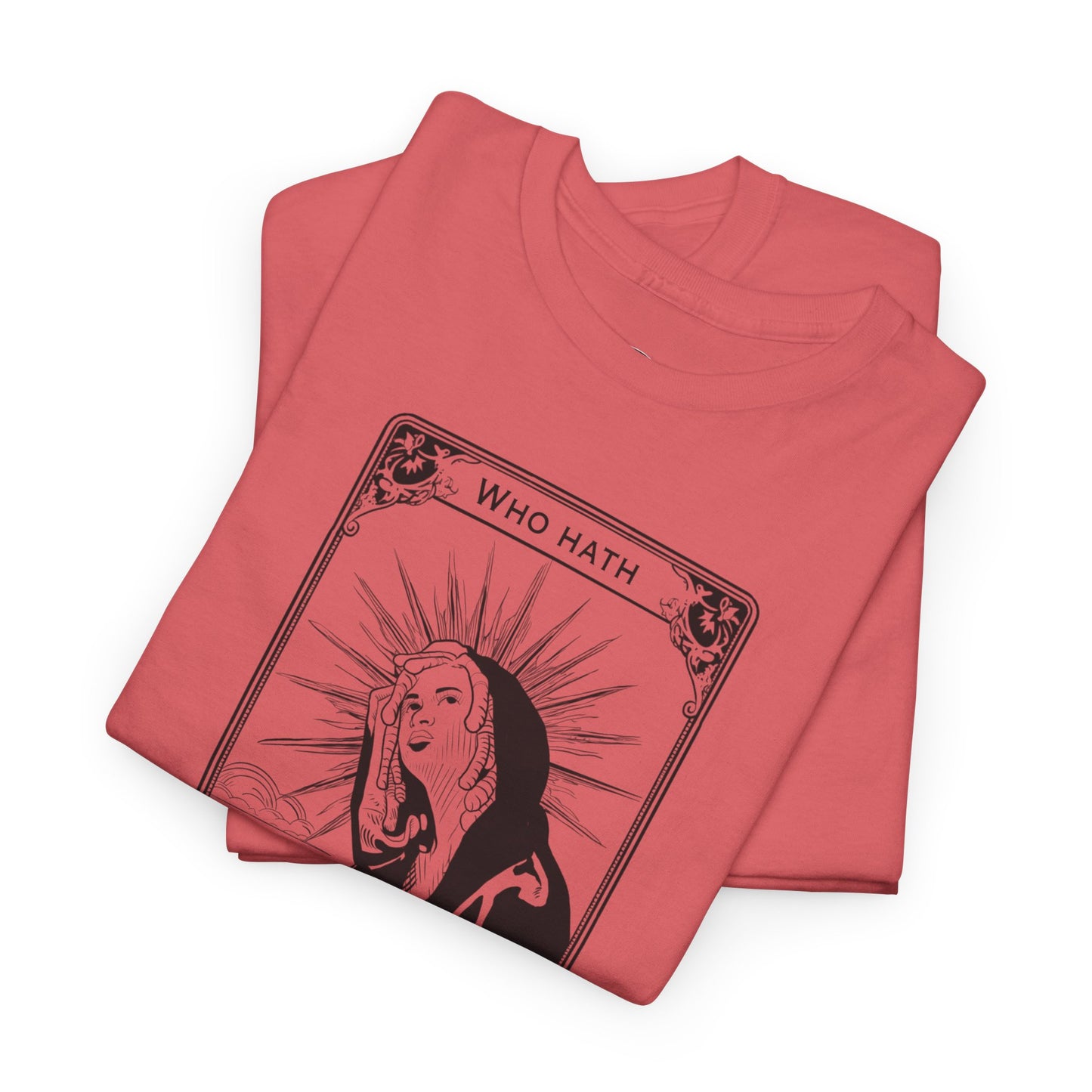 The Audacity Tarot Card 100% Cotton Tee x BLK