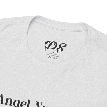 Angel Numbers - ALL BLK Heavy Cotton T-Shirt