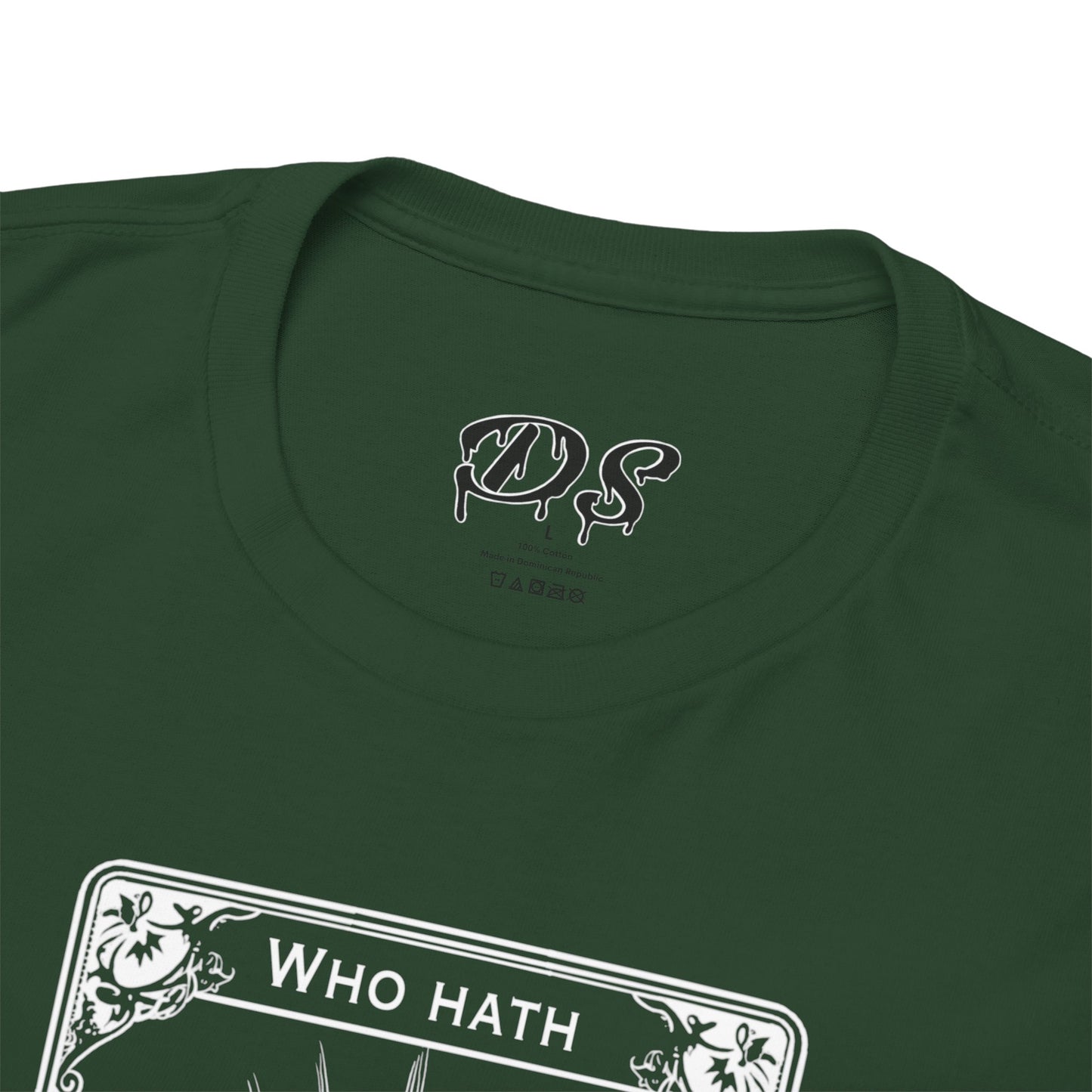 The Audacity Tarot Card 100% Cotton Tee x WHT