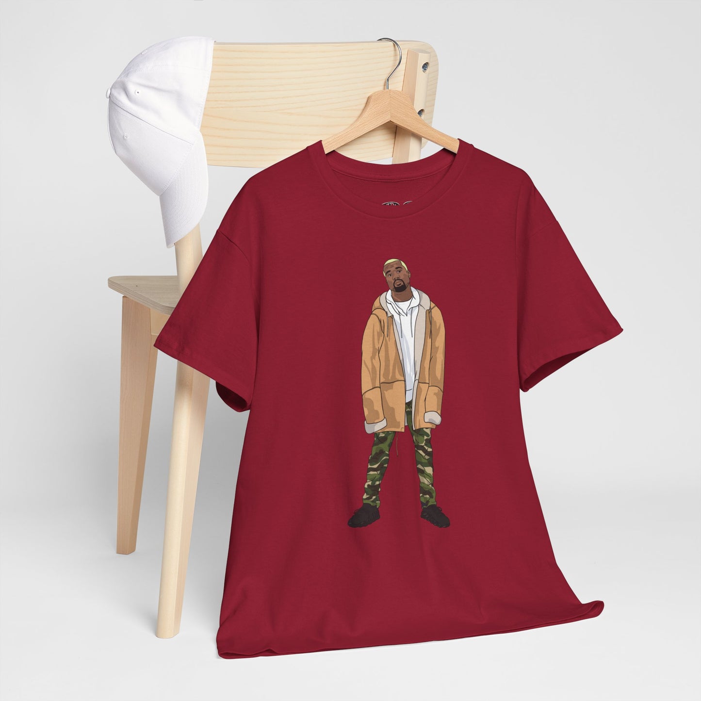 Blonde Ye 450 Cloud Black Tee Heavy Cotton