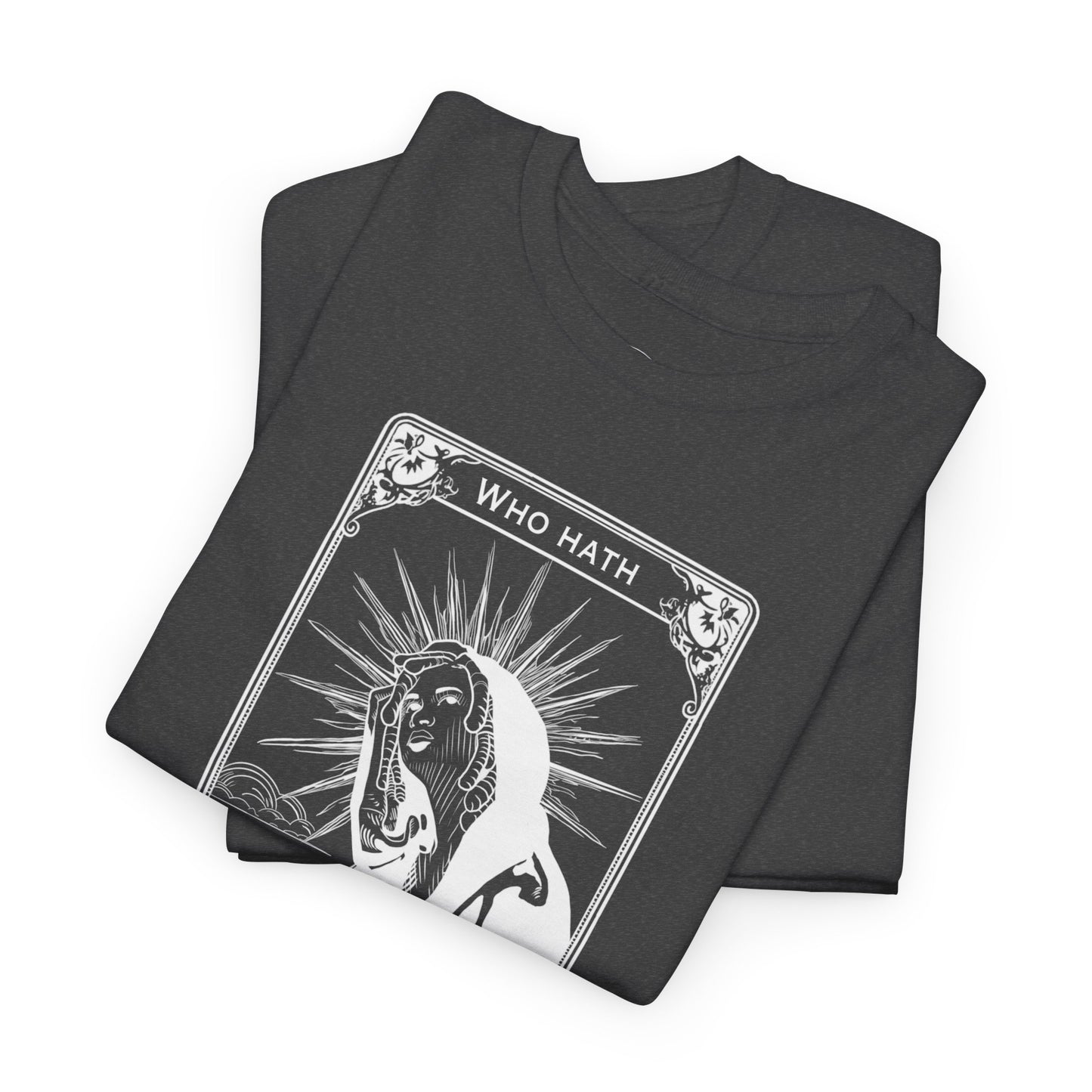The Audacity Tarot Card 100% Cotton Tee x WHT
