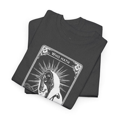 The Audacity Tarot Card 100% Cotton Tee x WHT
